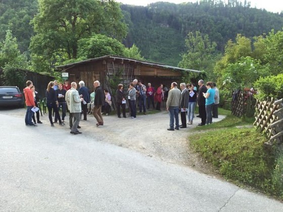 St. Gallen - Wieskapelle / Pater Ulrich Diel OSB Maiandacht im Bergerviertel